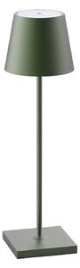 Sigor lampada da tavolo ricaricabile NUINDIE USB-C 380mm verde abete