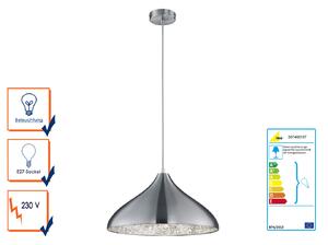 Elegante lampada a sospensione in metallo