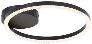 BRILLANTE plafoniera 30x31cm Aurelia nera IP20 LED integrato