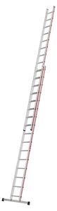 Scala a sfilo Hymer, in due sezioni, 2x16 pioli, lunghezza 4,58 / 8,22 m, altezza massima di raggiungimento 8,98 m, peso 20,6 kg