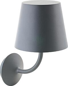 Nupara lampada da parete per esterni antracite moderna IP65 7W