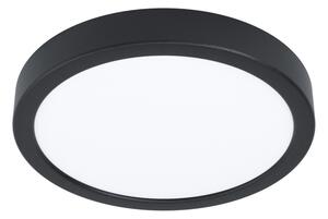Eglo 901372 - LED RGBW dimmerabile, plafoniera con vetro fumé FUEVA-Z LED/11,2W/230V 21,1cm IP44 nero