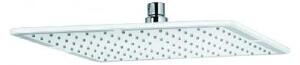Soffione a disco Kludi A-QA DN 15 400 x 400 mm bianco/cromo