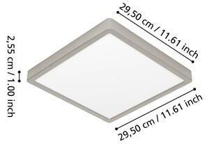 Eglo 901384 - Lampada da soffitto per bagno dimmerabile LED RGBW FUEVA-Z LED/13,5W/230V 29,5cm IP44 cromo