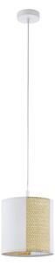 Lampadario Contemporaneo Arnhem 1 Luce Acciaio Bianco