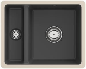 Villeroy & Boch Subway 60 - Lavello in Vetroceramica 55x44 cm, CeramicPlus, grafite 675801i4