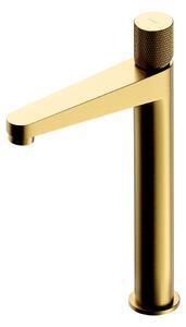 Omnires CONTOUR CT8012GLB Miscelatore lavabo alto, oro spazzolato