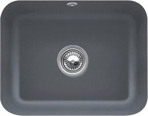 Villeroy & Boch Cisterna 60C - Lavello in Vetroceramica 55x44 cm, CeramicPlus, grafite 670601i4