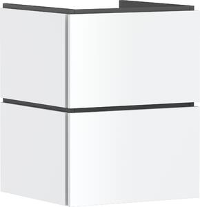 Hansgrohe Xilesa E Meuble sous-lavabo pour lave-mains, 2 tiroirs PushOpen, 480x470x620mm, 54291700, 54291700