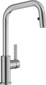 Miscelatore lavello con doccetta in acciaio inox satinato Blanco 526614