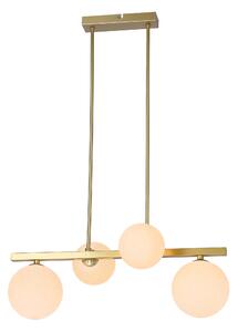 Lampada a sospensione KAMA 4X28W G9 in ottone 34-73426 Candellux