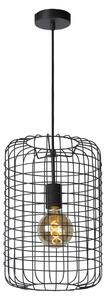 Lucide ESMEE - Lampada a sospensione - Diametro 26 cm - 1 attacco E27 - Colore: Nero