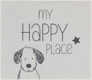 Tappeto per cani rivestito in feltro colorato My Happy Place 70x80cm di David Fussenegger