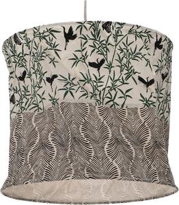 Lampada a sospensione rotonda in carta, paralume in carta Lokta Annapurna, Carta fatta a mano - Modello 11, Bianco, carta Lokta, 25*28*28 cm, Paralumi asiatici in carta e tessuto