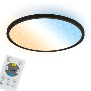 Lampada da soffitto a LED, illuminazione per soggiorno, dimmerabile, con telecomando, controllo della temperatura di colore (CCT)