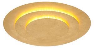 Globo Lighting plafoniera in metallo color oro, LED