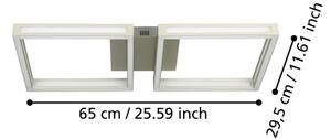 Eglo 99785 - Plafoniera LED ALTAFLOR 2xLED/11,2W/230V cromo opaco