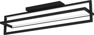 Eglo 900465 SIBERIA Plafoniera LED 34W 780x160mm bianco nero colore luce regolabile dimmerabile