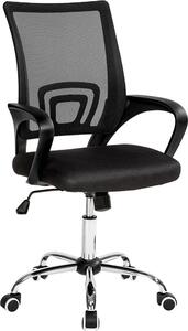 Tectake® Marius sedia da ufficio di forma ergonomica con supporto lombare girevole a 360°