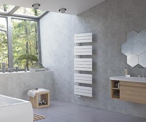 Radiatore da bagno XIMAX, aperto su un lato, scaldasalviette aperto P2-OPEN, bianco, altezza 745 mm, larghezza 700 mm, 511 Watt