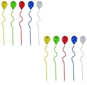 Lampada da esterno a LED, 10 luci, con interruttore a pulsante, sensore di luminosità, colorata, altezza 60 cm