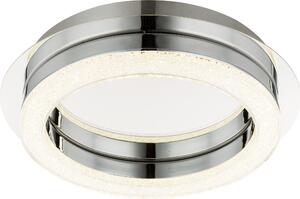 Lampada da soffitto Globo Spikur cromata, 1 LED; 49223-12