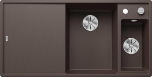 BLANCO AXIA III 6 S, SILGRANIT® PuraDur®, caffetteria, lavabo a destra, con scarico a distanza, incluso tagliere in legno