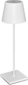 Sigor lampada da tavolo ricaricabile NUINDIE 380mm bianco neve