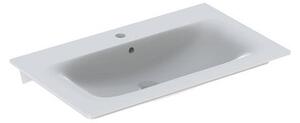 Lavabo per mobili Geberit RENOVA PLAN con foro per rubinetto, con sfioratore 800 x 480 mm bianco
