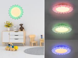 Plafoniera LED SUNFLOWER con cambiacolori e telecomando Ø41cm