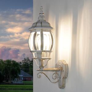 Lampada da parete per esterni IP44 E27 vetro alluminio cortile rustico casa luce da parete esterna