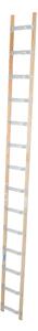 STABILO Scala da tetto in alluminio e legno, 1x14 pioli, 804235