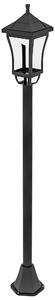 Lanterna da giardino Outsunny Solar, lampada da giardino da 127 cm con luce LED bianco freddo, IP44