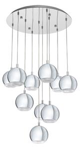 Eglo 95914 Conessa lampada a sospensione a 10 luci cromo chiaro