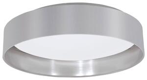 Plafoniera tessile LED Derval Bianco, grigio, argento
