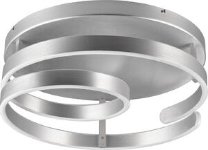 Lampada da soffitto a LED MARNIE 58W 3000K 6800lm in metallo con finiture argento, dimensioni: 21x55x55 cm, IP20, Trio