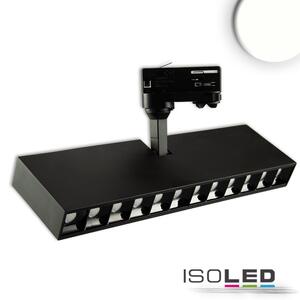Faretto trifase a binario ottico, 35W, 45°, nero opaco, 4000K