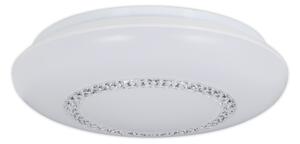 Plafoniera Näve LED "Pilsen" - Materiale: metallo, plastica, acrilico - Colore: bianco, trasparente; 1262323