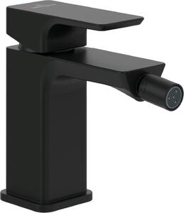 V&B Miscelatore monocomando per bidet Subway con set di scarico a tirante da 3,0 m, nero opaco