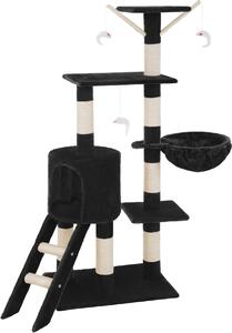 Tectake® Dominik tiragraffi 144 cm con scale, 3 topi da gioco e protezione antiribaltamento