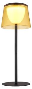 Lampada da tavolo a LED, per interni ed esterni, batteria ricaricabile, dimmer touch, H 34 cm