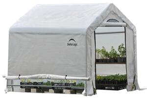 Serra in telo ShelterLogic bianca 180x180x180 cm