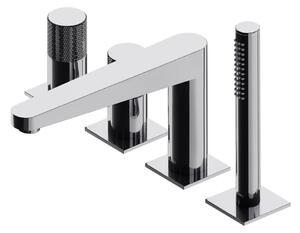 Omnires CONTOUR CT8032CR Miscelatore per vasca a 4 fori, cromato