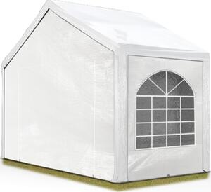 TOOLPORT Tendone per feste 3x2 m Gazebo party per sagre, mercati 450 N bianco impermeabile protezione UV