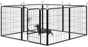 PawHut Recinto per cuccioli personalizzabile in metallo