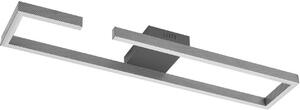 Lucande Plafoniera LED Yvor, 100 cm, nero, alluminio