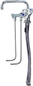 Rubinetto per lavello BieTal® Rubinetto miscelatore a bassa pressione 2 vasche con sottolavello da 20 cm