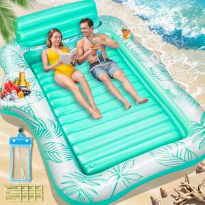 Lettino gonfiabile per l'acqua, dimensioni 230 x 180 cm
