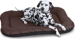 Letto per cani da interno e da esterno impermeabile marrone | quadrato | XL