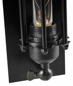 Applique RETRO 1xE27/20W/230V nero